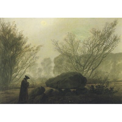 Caspar David Friedrich. Spaziergang in der Abenddämmerung, 1830