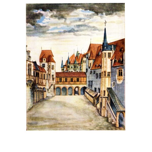 Albrecht Dürer. Hof der Burg zu Innsbruck