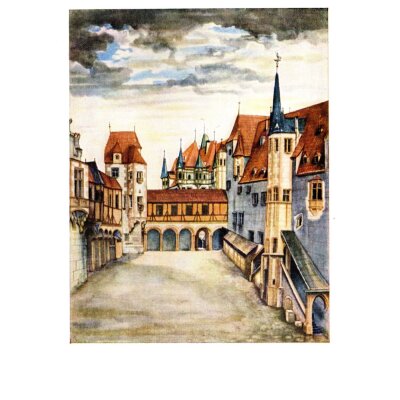 Albrecht Dürer. Hof der Burg zu Innsbruck