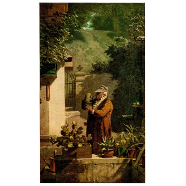 Carl Spitzweg. Im Dachstübchen