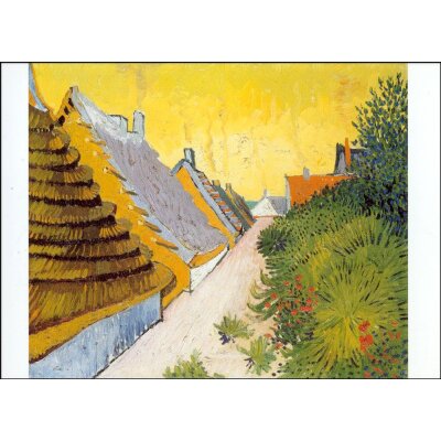 Vincent van Gogh. Dorfstraße in Saintes Maries