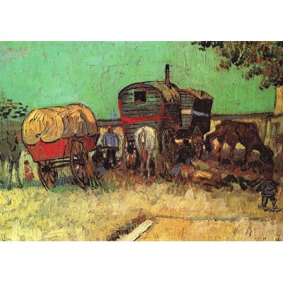 Vincent van Gogh. Zigeunerlager, 1888