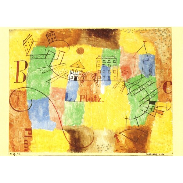 Paul Klee. Der L-Platz im Bau, 1923