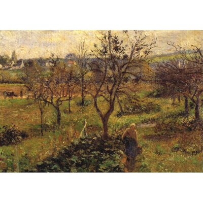 Camille Pissarro. Landschaft mit Gemüsegarten bei...