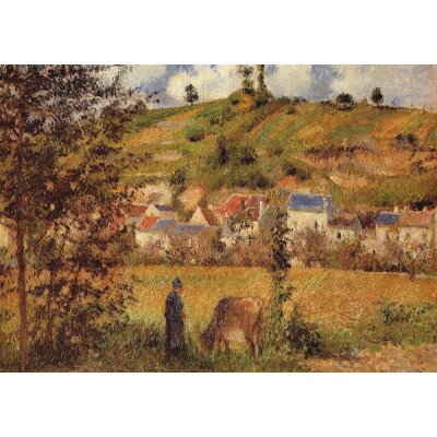 Camille Pissarro. Landschaft um Chaponval, 1880