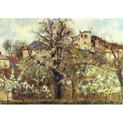 Camille Pissarro. Gemüsegarten mit blühenden...