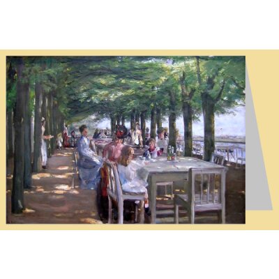 Max Liebermann. Terrasse i.Restaurant Jacob/Nienstedten/Elbe