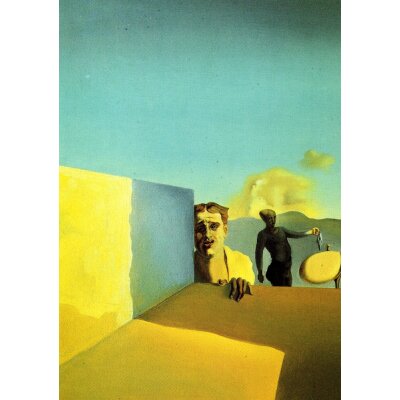Salvador Dali. El peluqurer entristecido....
