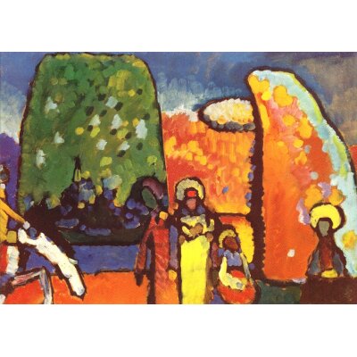 Wassily Kandinsky. Studie zu Impression 2 (Trauermarsch),...