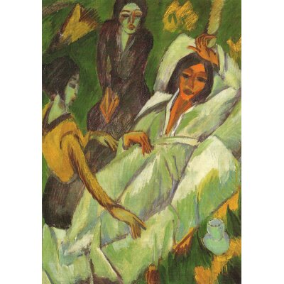 Ernst Ludwig Kirchner. Frauen beim Tee