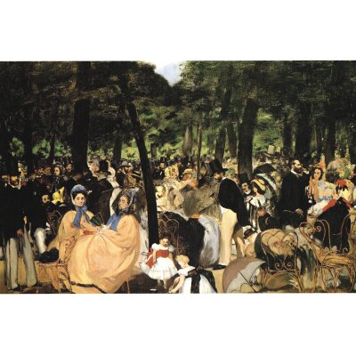 Edouard Manet. Musik im Tuileriengarten, 1862