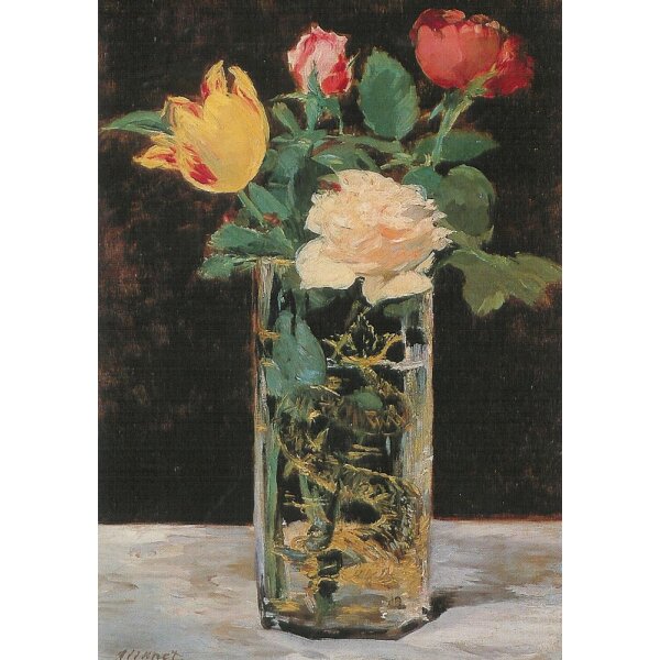 Edouard Manet. Rose und Tulpe, 1882
