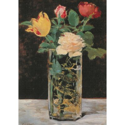 Edouard Manet. Rose und Tulpe, 1882