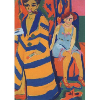 Ernst Ludwig Kirchner. Bildnis Gerda, 1914