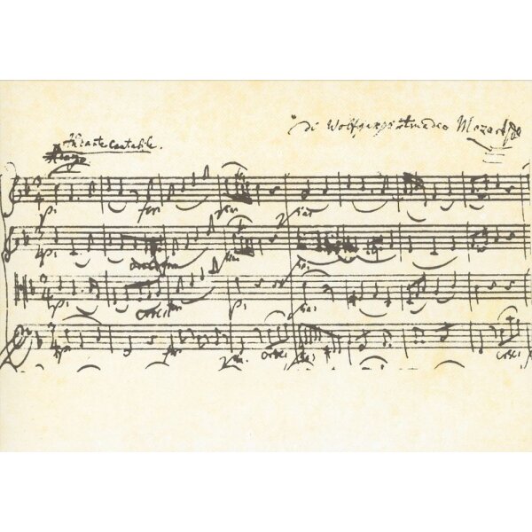 Wolfgang Amadeus Mozart. Streichquartett, c-Durr