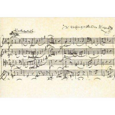 Wolfgang Amadeus Mozart. Streichquartett, c-Durr