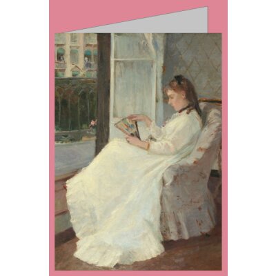 Berthe Morisot. Die Schwester des Künstlers an einem Fenster