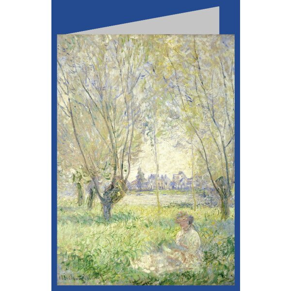 Claude Monet. Frau unter Weiden sitzend, 1880
