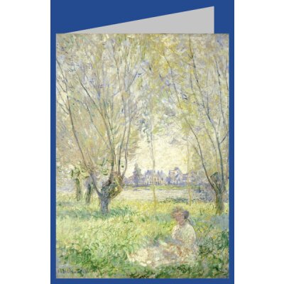 Claude Monet. Frau unter Weiden sitzend, 1880
