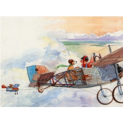 Mulle Meck baut ein Flugzeug