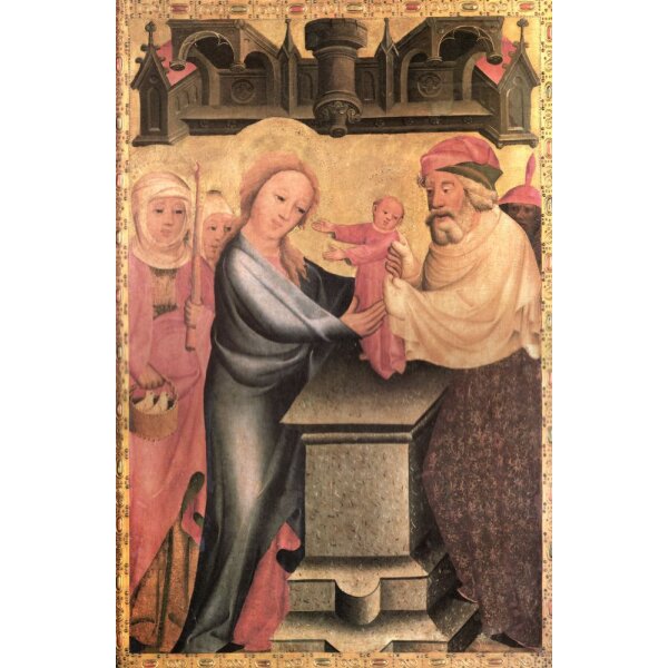 Meister Bertram. Die Darbringung im Tempel. KD "E"