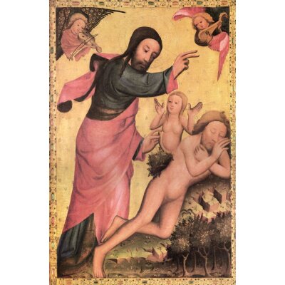 Meister Bertram. Die Erschaffung Evas. KD "E"