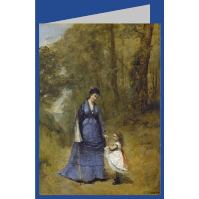 Jean-Baptiste Camille Corot. Madame Stumpf und ihre Tochter