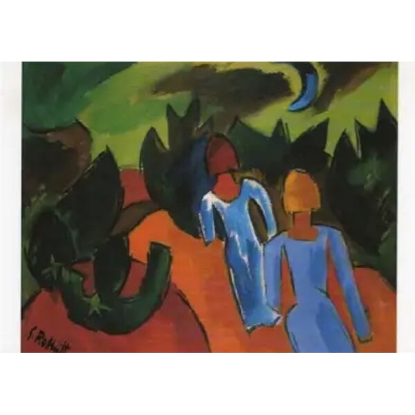 Karl Schmidt-Rottluff. Blauer Mond, 1920