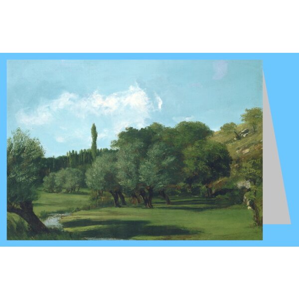 Gustave Courbet. La Bretonnerie in der Abteilung von Indre
