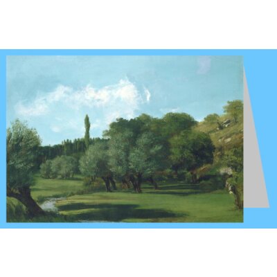Gustave Courbet. La Bretonnerie in der Abteilung von Indre