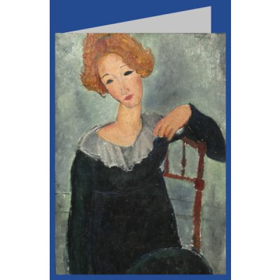 Amedeo Modigliani. Frau mit rotem Haar, 1917