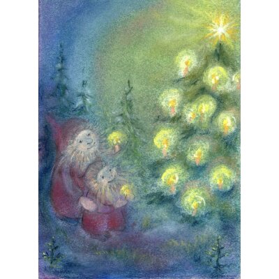 Sabine Reinink. Am Weihnachtsbaum