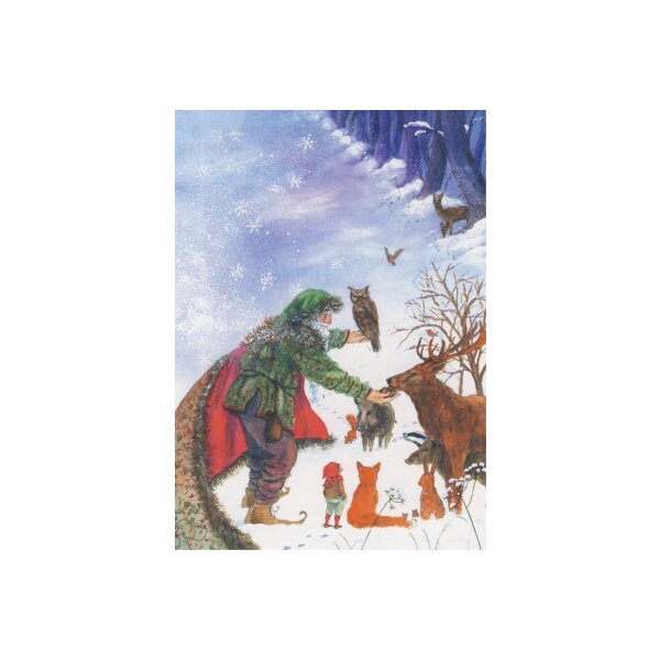 Drescher, D. Der Winter, KD ca. DIN A3.