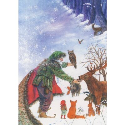 Drescher, D. Der Winter, KD ca. DIN A3.