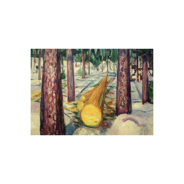 Edvard Munch. Der gelbe Baumstamm, 1912