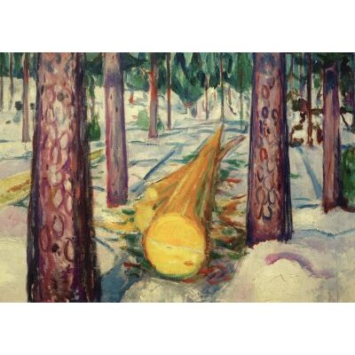 Edvard Munch. Der gelbe Baumstamm, 1912