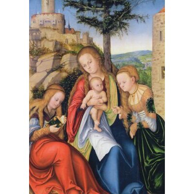 Lucas Cranach d.Ä. Madonna und Kind mit Katharina