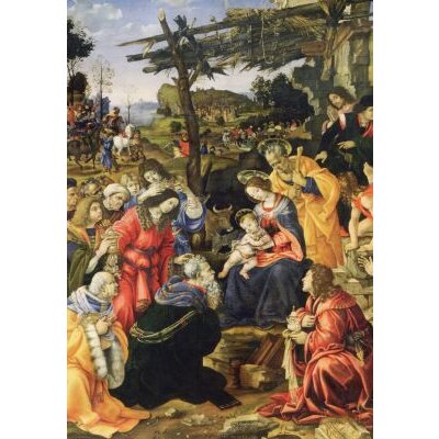 Filippino Lippi. Anbetung der Könige, 1496