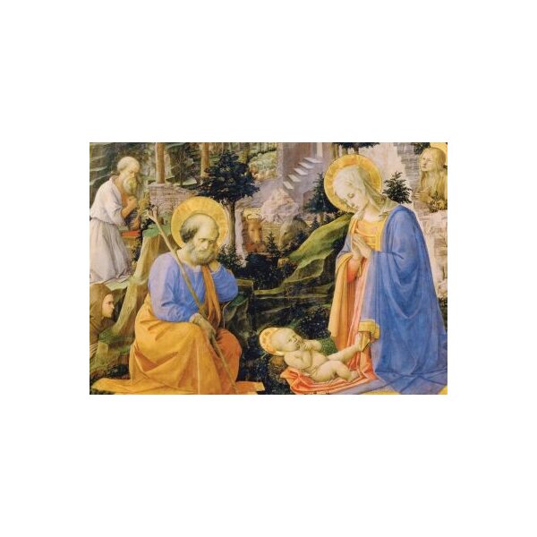 Fra Filippo Lippi. Anbetung des Kindes mit dem Hl.Hieronymus