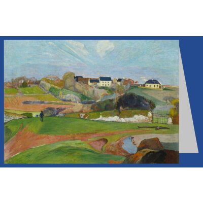 Paul Gauguin. Landschaft bei Le Pouldu, 1890