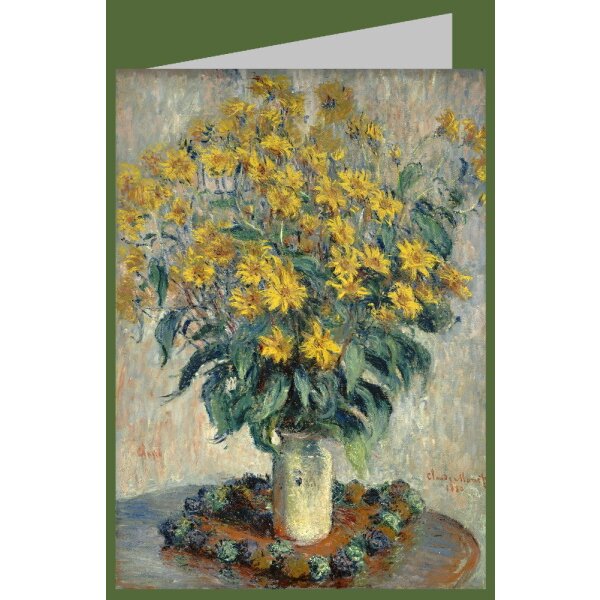 Claude Monet. Topinambur-Blumen, 1880