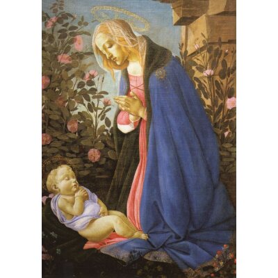 Sandro Botticelli. Anbetung des Kindes. Madonna Wemyss