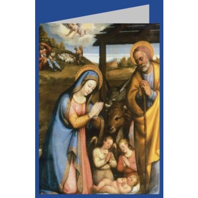Fra Tiburzio Baldini. Christi Geburt mit Verkündung...