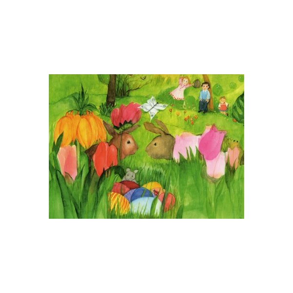 Eva-Maria Ott-Heidmann. Osterhase, Kunstdruck ca. A4