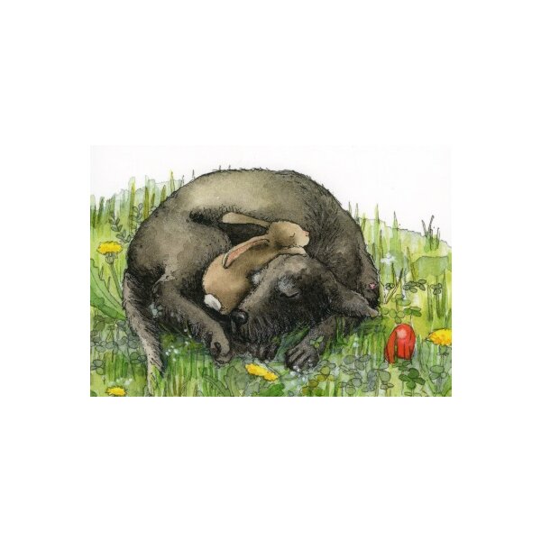 Sanne Dufft. Hase und Hund