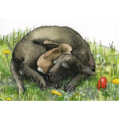 Sanne Dufft. Hase und Hund