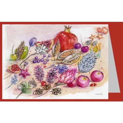 Anne C. Wenzel. Trockenfrüchte und Zapfen, 2018
