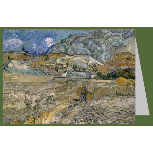 Vincent van Gogh. Landschaft bei Saint-Rémy, 1889