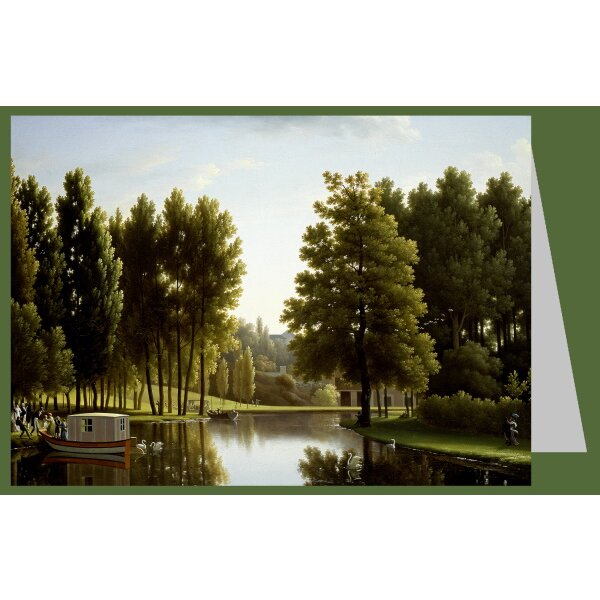 Jean J. Bidauld. Der Park von Mortefontaine, 1806