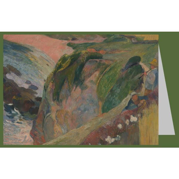Paul Gauguin. Der Flageolettist auf der Klippe, 1889